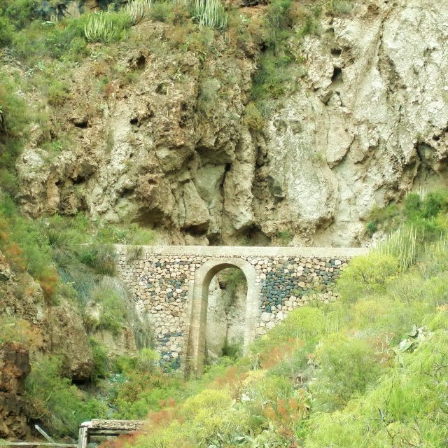 Zdjęcia: Barranco Del Infierno, Teneryfa, Mostek na trasie Barranco Del Infierno, HISZPANIA Zdjęcia: Barranco Del Infierno, Teneryfa, Mostek na trasie Barranco Del Infierno, HISZPANIA