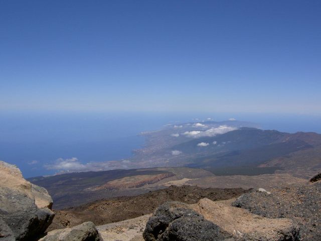 Zdjęcia: Teneryfa - Wulkan Teide, Wyspy Kanaryjskie, Panorama z wulkanu Teide, HISZPANIA Zdjęcia: Teneryfa - Wulkan Teide, Wyspy Kanaryjskie, Panorama z wulkanu Teide, HISZPANIA