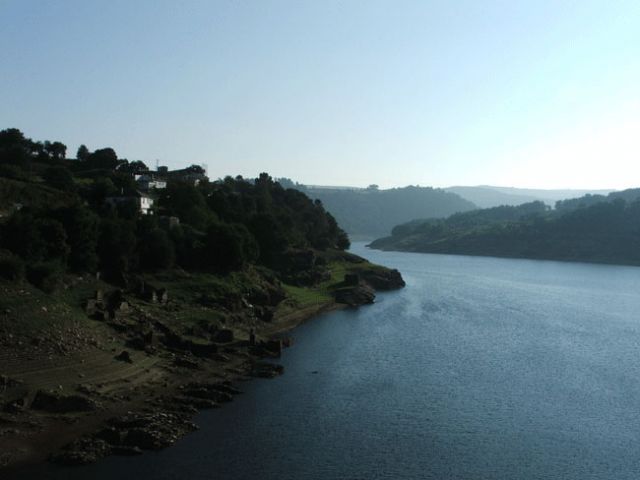 Zdjęcia: Portomarin, Galicia, rzeka, HISZPANIA Zdjęcia: Portomarin, Galicia, rzeka, HISZPANIA
