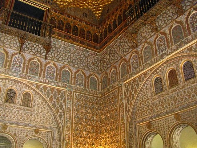 Zdjęcia: Sewilla, Andaluzja, Alkazar - Salon Ambasadorów, HISZPANIA Zdjęcia: Sewilla, Andaluzja, Alkazar - Salon Ambasadorów, HISZPANIA