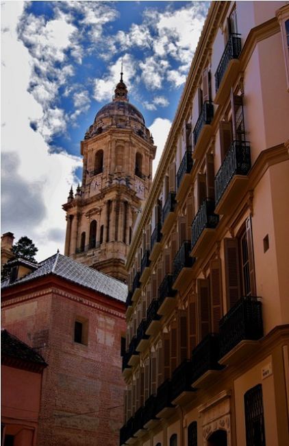 Zdjęcia: Malaga, Andaluzja, Katedra górująca nad miastem, HISZPANIA Zdjęcia: Malaga, Andaluzja, Katedra górująca nad miastem, HISZPANIA