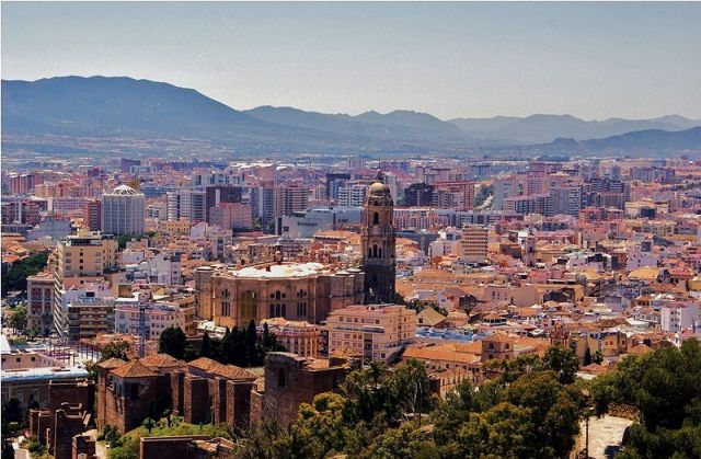Zdjęcia: Malaga, Andaluzja, Malaga - panorama , HISZPANIA Zdjęcia: Malaga, Andaluzja, Malaga - panorama , HISZPANIA