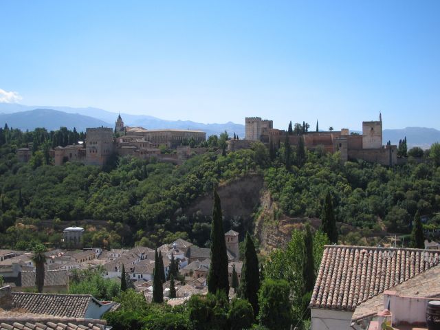 Zdjęcia: Granada, Andaluzja, Widok na Alhambrę, HISZPANIA Zdjęcia: Granada, Andaluzja, Widok na Alhambrę, HISZPANIA
