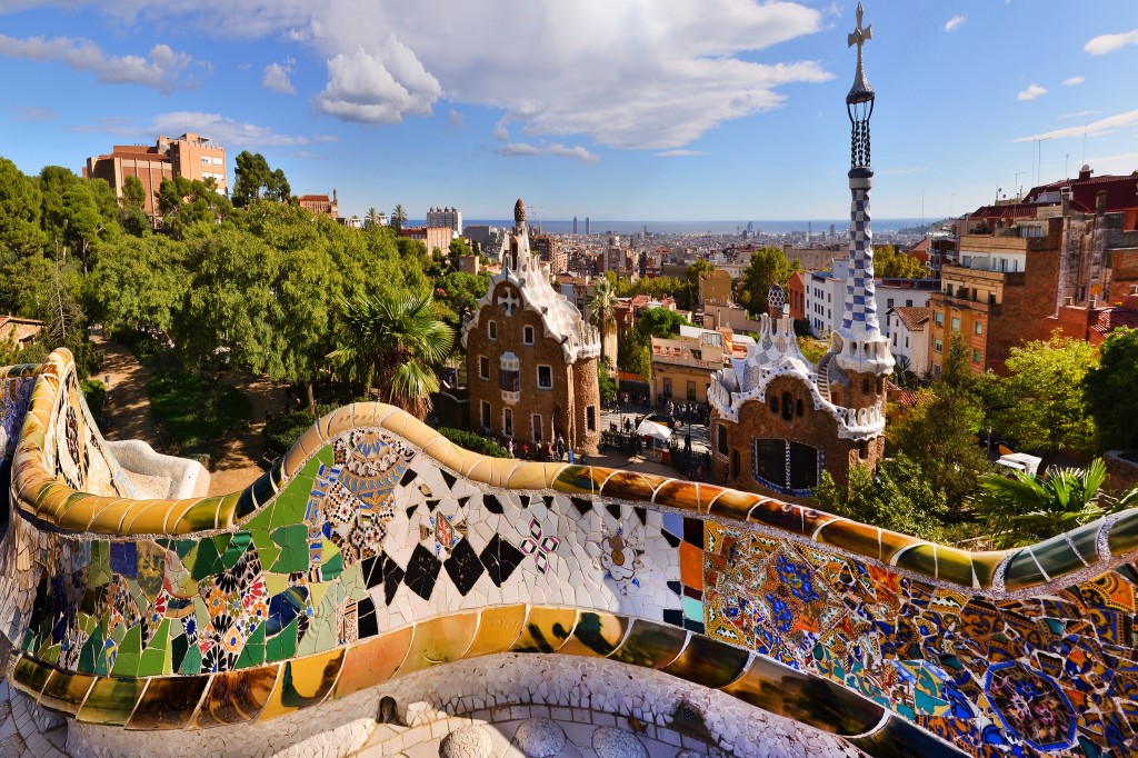 Zdjęcia: Barcelona, Katalonia, Park Güell, HISZPANIA Zdjęcia: Barcelona, Katalonia, Park Güell, HISZPANIA