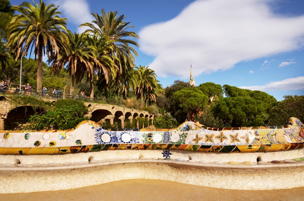 Zdjęcia: Barcelona, Katalonia, Ławka z Parku Güell, HISZPANIA Zdjęcia: Barcelona, Katalonia, Ławka z Parku Güell, HISZPANIA