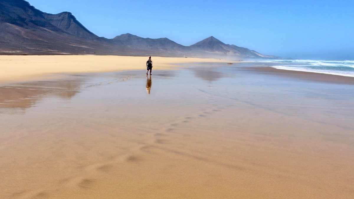 Zdjęcia: Fuerteventura, Wyspy Kanaryjskie, Dziewicza plaża Cofete, HISZPANIA Zdjęcia: Fuerteventura, Wyspy Kanaryjskie, Dziewicza plaża Cofete, HISZPANIA