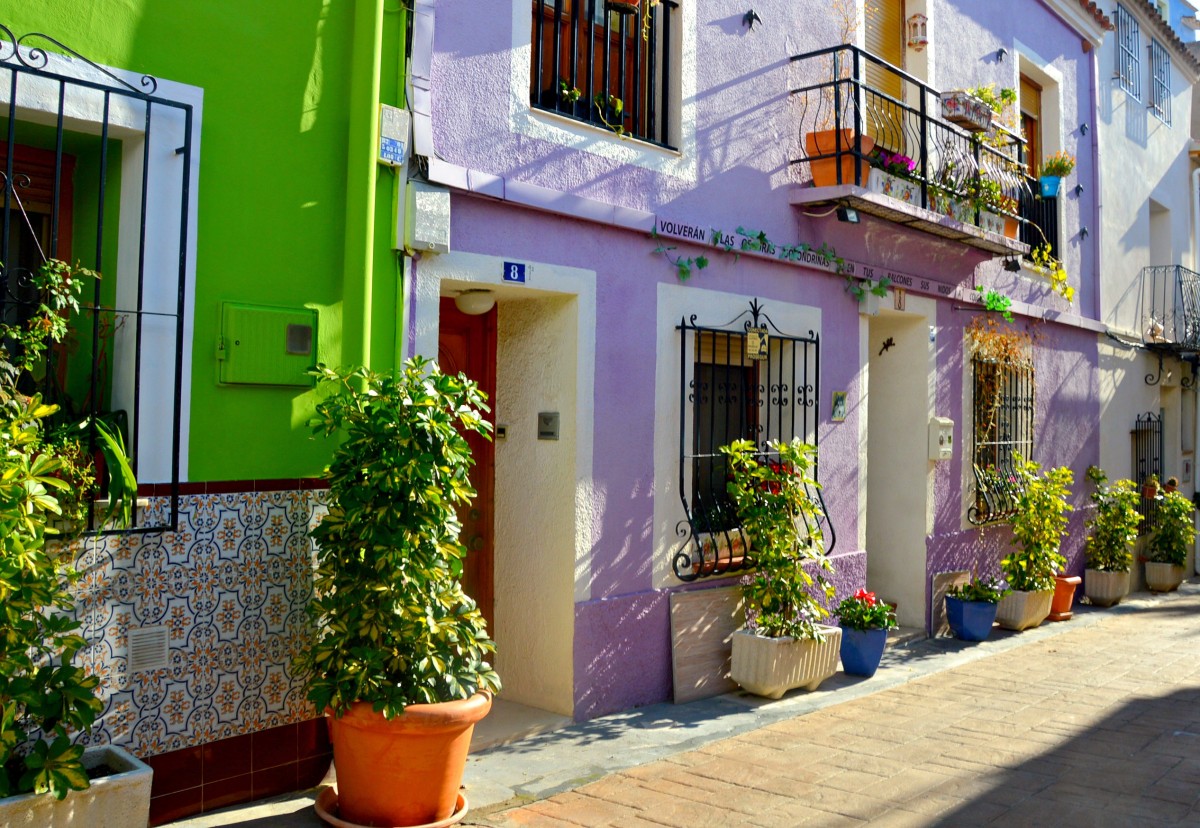 Zdjęcia: Calpe, Costa Blanca, Uliczki starego miasta, HISZPANIA Zdjęcia: Calpe, Costa Blanca, Uliczki starego miasta, HISZPANIA