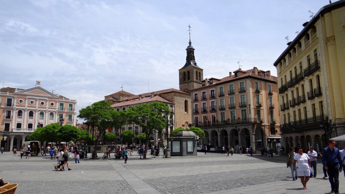 Zdjęcia: Segovia, Castilla y León, Plaza Mayor II, HISZPANIA Zdjęcia: Segovia, Castilla y León, Plaza Mayor II, HISZPANIA