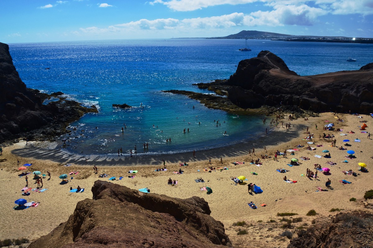 Zdjęcia: Lanzarote, Wyspy Kanaryjskie, plaże Papagayo , HISZPANIA Zdjęcia: Lanzarote, Wyspy Kanaryjskie, plaże Papagayo , HISZPANIA