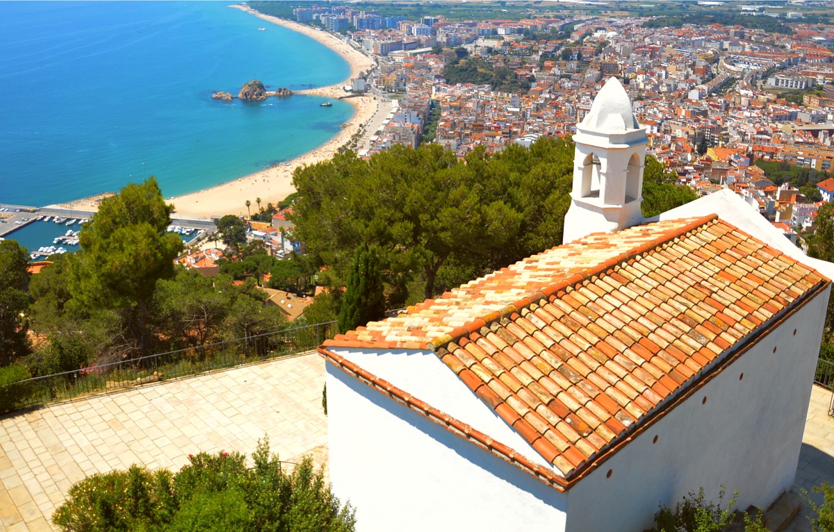Zdjęcia: Blanes, Costa brava, Kościółek z widokiem, HISZPANIA Zdjęcia: Blanes, Costa brava, Kościółek z widokiem, HISZPANIA