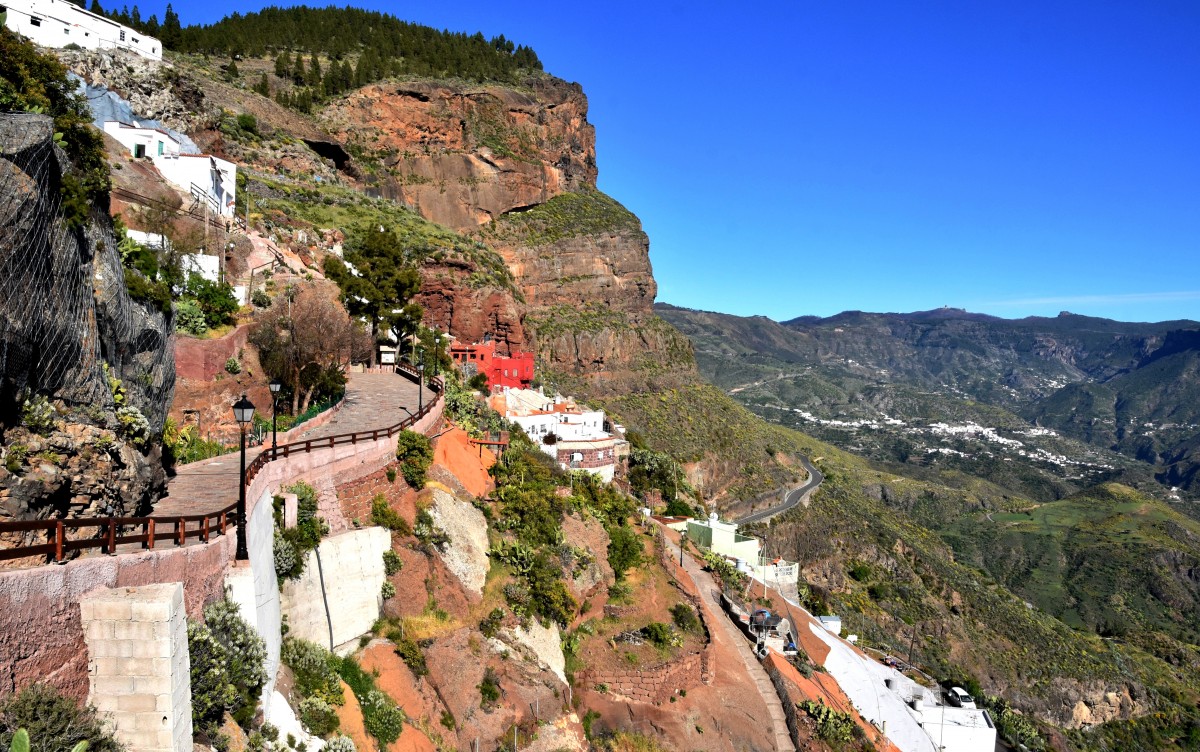 Zdjęcia: Artenara, Gran Canaria, Artenara, miasteczko na skałach, HISZPANIA Zdjęcia: Artenara, Gran Canaria, Artenara, miasteczko na skałach, HISZPANIA