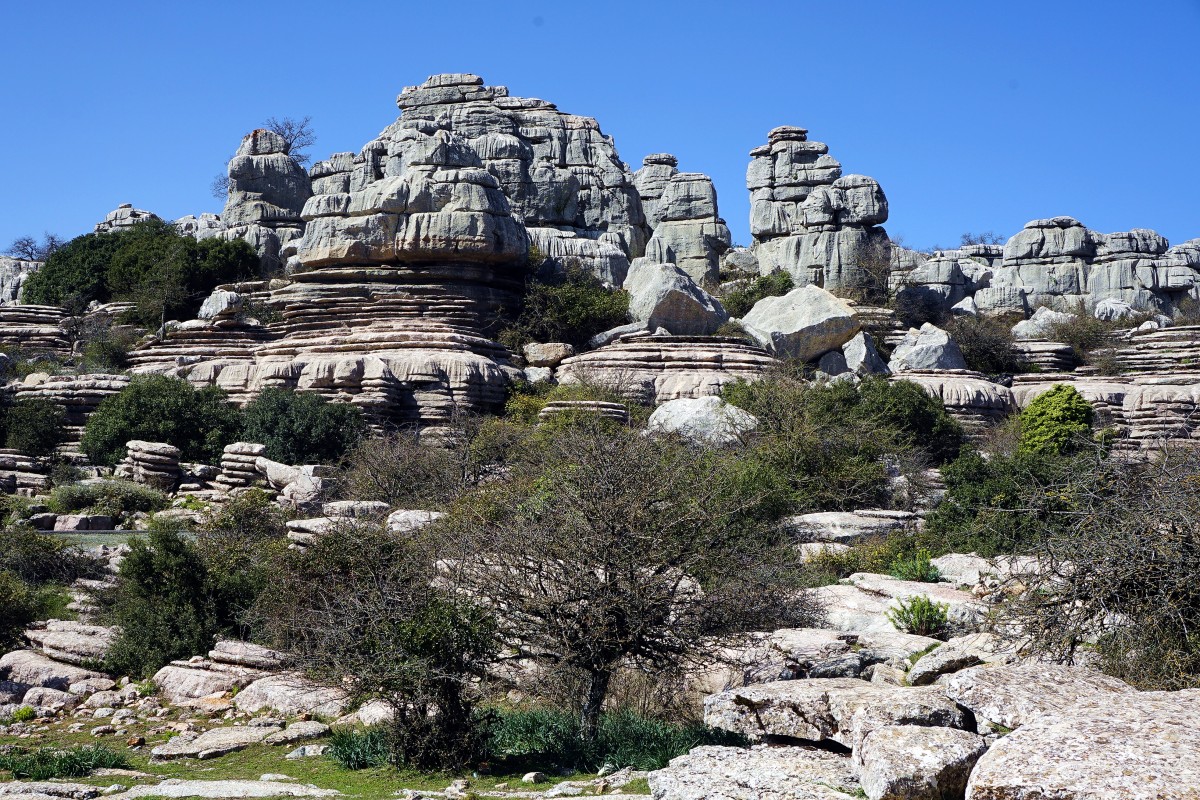 Zdjęcia: ., Andaluzja, El Torcal de Antequera, HISZPANIA Zdjęcia: ., Andaluzja, El Torcal de Antequera, HISZPANIA
