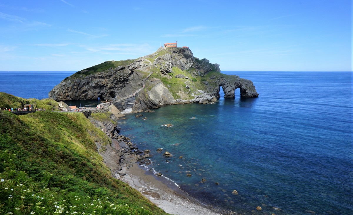 Zdjęcia: San Juan de Geztelugatxe, Kraj Basków, W drodze do klasztoru, HISZPANIA Zdjęcia: San Juan de Geztelugatxe, Kraj Basków, W drodze do klasztoru, HISZPANIA