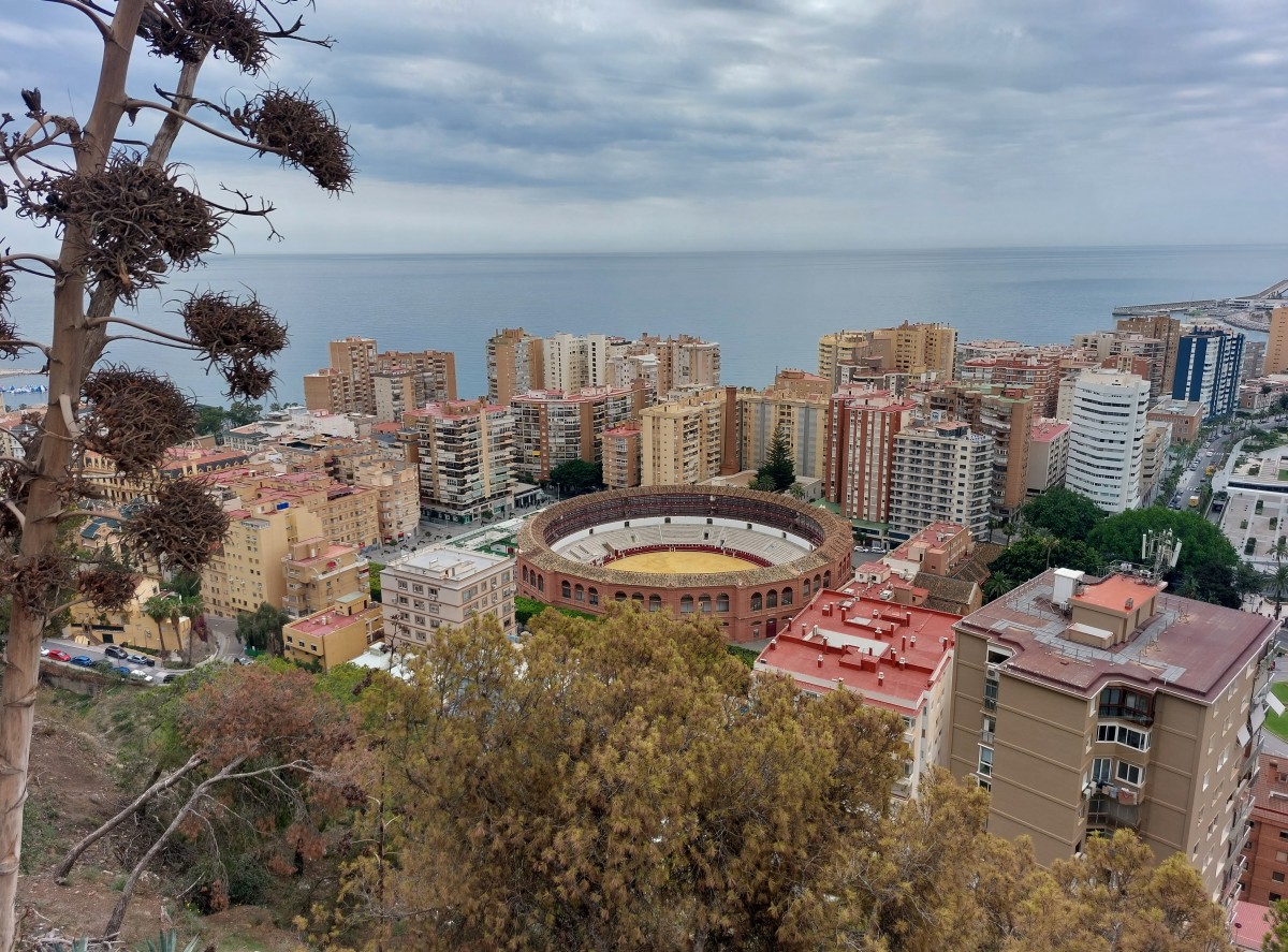 Zdjęcia: Malaga., Malaga., Widok z zamku Gibralfaro., HISZPANIA Zdjęcia: Malaga., Malaga., Widok z zamku Gibralfaro., HISZPANIA