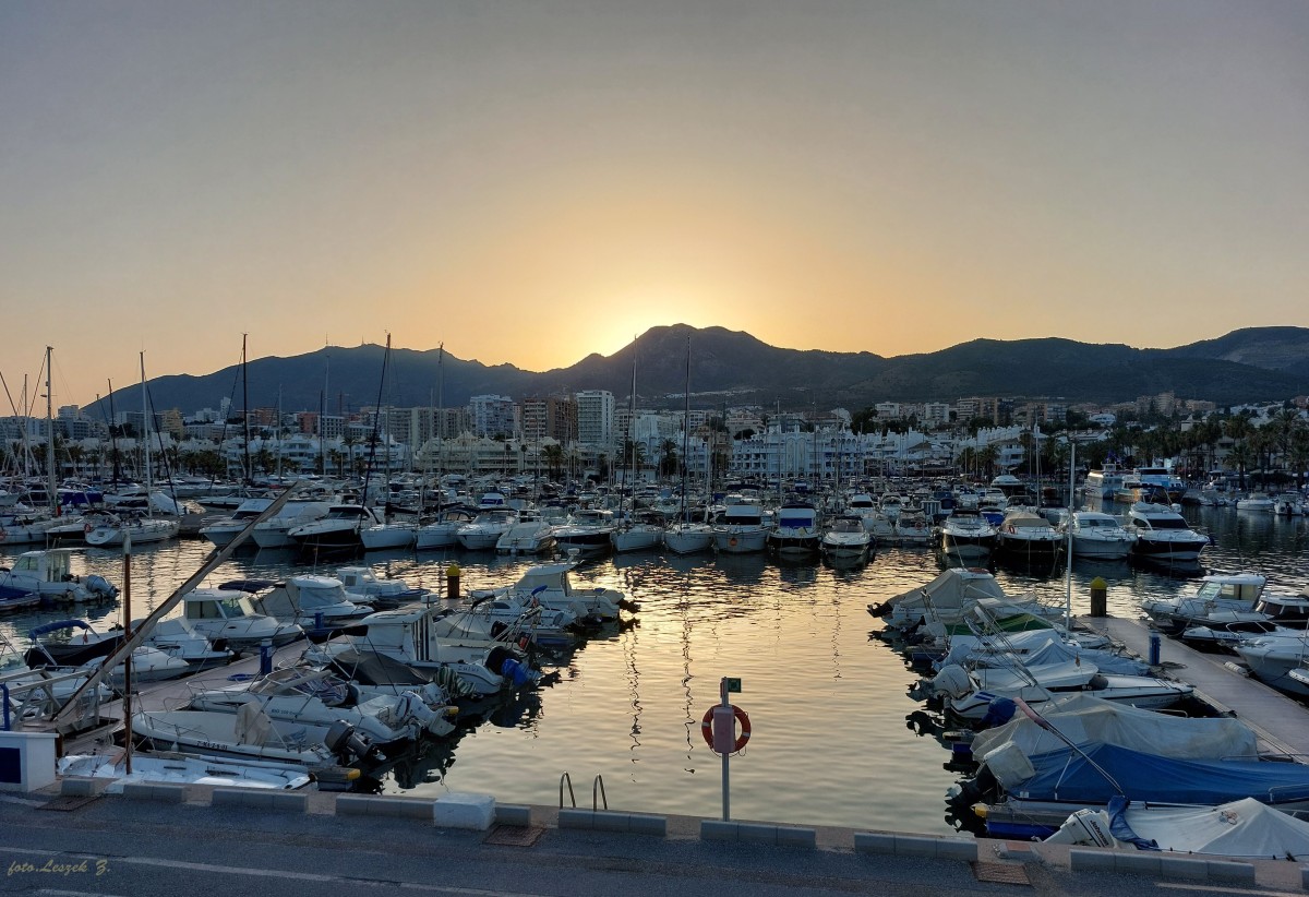 Zdjęcia: Benalmadena., Costa del Sol., Zachód słońca nad Benalmadeną., HISZPANIA Zdjęcia: Benalmadena., Costa del Sol., Zachód słońca nad Benalmadeną., HISZPANIA