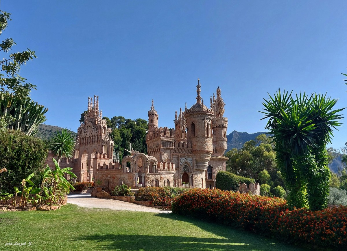 Zdjęcia: Benalmadena., Costa del Sol., Zamek Colomares - pomnik poświęcony Kolumbowi., HISZPANIA Zdjęcia: Benalmadena., Costa del Sol., Zamek Colomares - pomnik poświęcony Kolumbowi., HISZPANIA