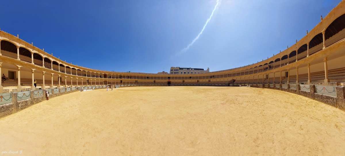 Zdjęcia: Ronda., Andaluzja., Arena walki byków (Plaza de Toros de Ronda)., HISZPANIA Zdjęcia: Ronda., Andaluzja., Arena walki byków (Plaza de Toros de Ronda)., HISZPANIA