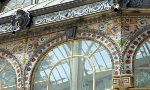 Zdjęcie HISZPANIA / Madryt, Parque del Retiro. / Palacio de Cristal. / Diabeł tkwi w szczegółach.