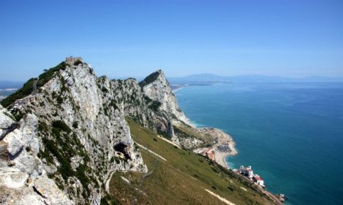 Zdjecie HISZPANIA / Andaluzja / Gibraltar / The top of the Rack 