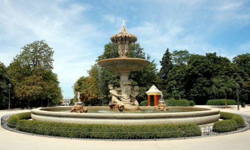 Zdjęcie HISZPANIA / Madryt / Parque del Retiro / Fontanna Karczocha