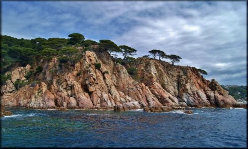 Zdjęcie HISZPANIA / Katalonia / Z podrózy katamaranem / W drodze z Lloret de Mar do Tossy