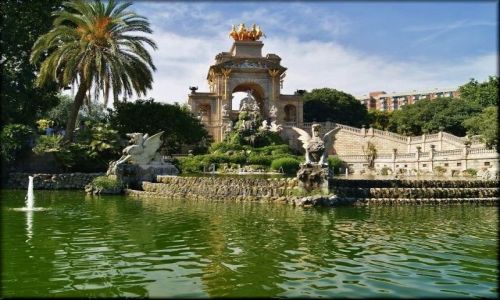 Zdjęcie HISZPANIA / Katalonia / Parc de la Ciutadella / Cascades - neobarokowa fontanna