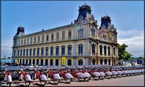 Zdjecie HISZPANIA / Katalonia / Barcelona / Port de Barcelona (i rzd rowerkw)