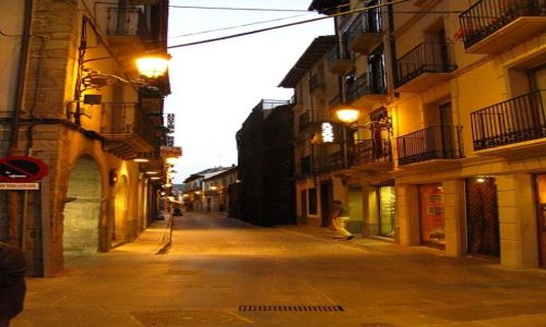 Zdjcie HISZPANIA / Aragonia / Jaca / wieczr na starwce