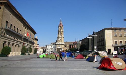 Zdjęcie HISZPANIA / Aragonia / Saragossa / widok na katedrę La Seo