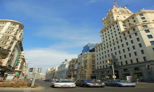 Zdjecie HISZPANIA / Kastylia / Madryt / Gran Via.
