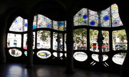 Zdjcie HISZPANIA / Catalonia / Barcelona/Casa Batllo / gaudi