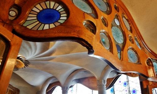 Zdjecie HISZPANIA / Catalonia / Barcelona/Casa Batllo / salon