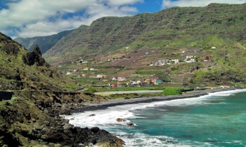 Zdjęcie HISZPANIA / La Gomera / Hermigua / Hermigua nad zatoką