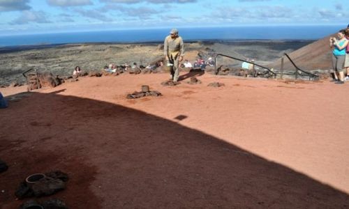 Zdjęcie HISZPANIA / Wyspy Kanaryjskie / Park Timanfaya, El Diablo / Lanzarote