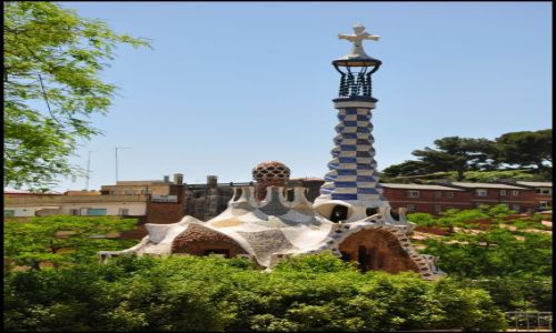 Zdjęcie HISZPANIA / - / Park Guell / Gaudi ...