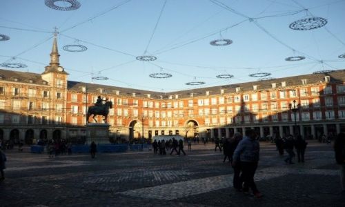 Zdjecie HISZPANIA / Madryt / Madryt, Plaza Mayor / Plaza Mayor popoudniowa por