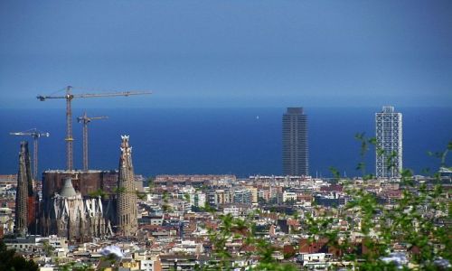 Zdjecie HISZPANIA / Katalonia / Barcelona / widok z parku Guell
