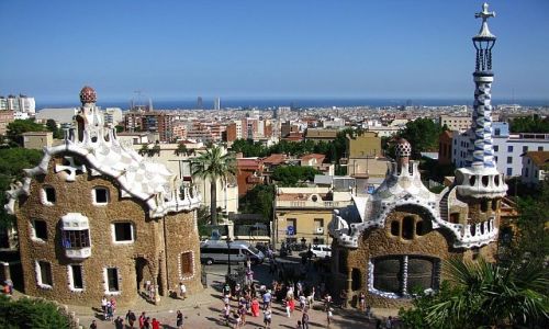 Zdjecie HISZPANIA / Katalonia / Barcelona / park Guell