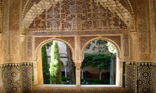 Zdjecie HISZPANIA / Andaluzja / Al - Hamra / Inskrypcje