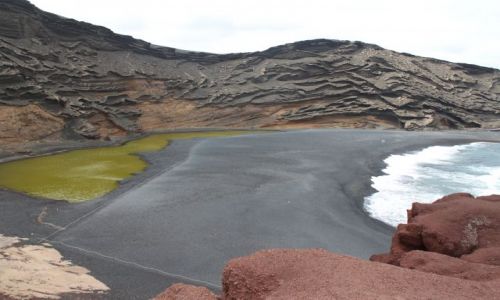 Zdjęcie HISZPANIA / Lanzarote / Charco Verde / Zielone Jeziorko