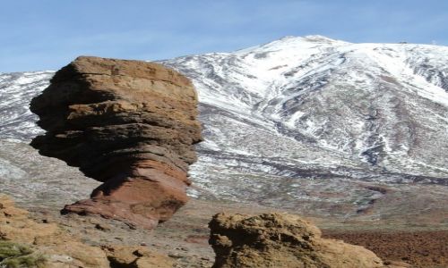 Zdjcie HISZPANIA / Teneryfa / Wulkan Teide / Komin lawowy