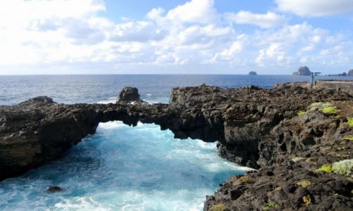 Zdjcie HISZPANIA / Wyspy Kanaryjskie / El Hierro / Lawowe formacje na wybrzeu El Hierro w miejscowoci Las Puntas
