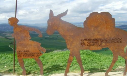 Zdjecie HISZPANIA / Nawarra / Alto del Pedrn -Gry Przebaczenia / ..camino