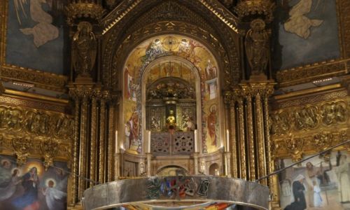Zdjecie HISZPANIA / Katalonia / Montserrat / Otarza gwny, La Moreneta