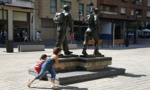 Zdjecie HISZPANIA / La Rioja / Camino de Santiago / Mali naladowcy