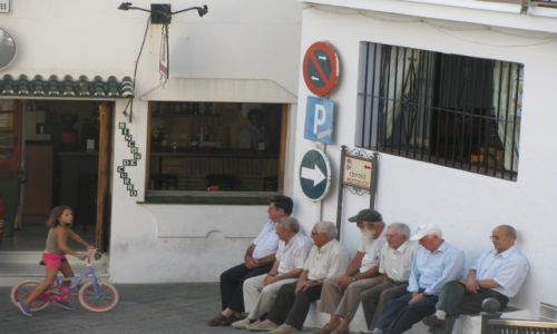 Zdjęcie HISZPANIA / Andaluzja / okolice Barbate / ławeczka