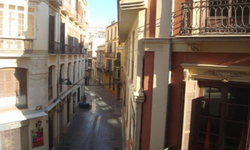 Zdjcie HISZPANIA / andaluzja  / malaga / poranna ulica 