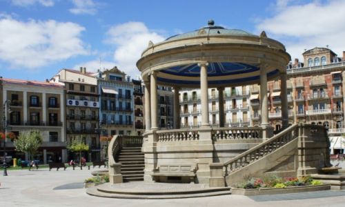 Zdjcie HISZPANIA / Navarra / Pampeluna / La Plaza del Castillo