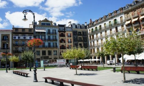HISZPANIA / Navarra / Pampeluna / La Plaza del Castillo
