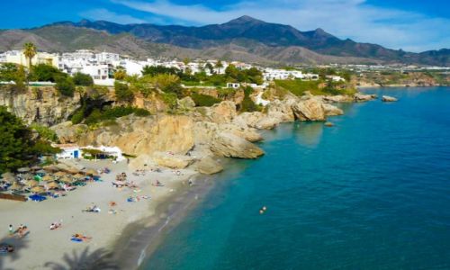 Zdjcie HISZPANIA / Andaluzja / Nerja / plaowanie w listopadzie 4